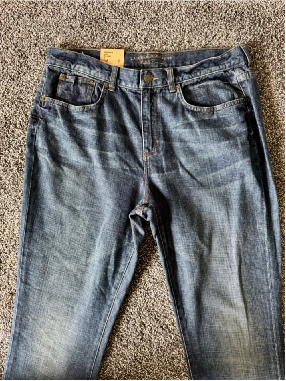 Women's Lauren Jeans Co. Ralph Lauren Laight Modern Slim Ankle Jeans SZ 12 NWT - Picture 3 of 12